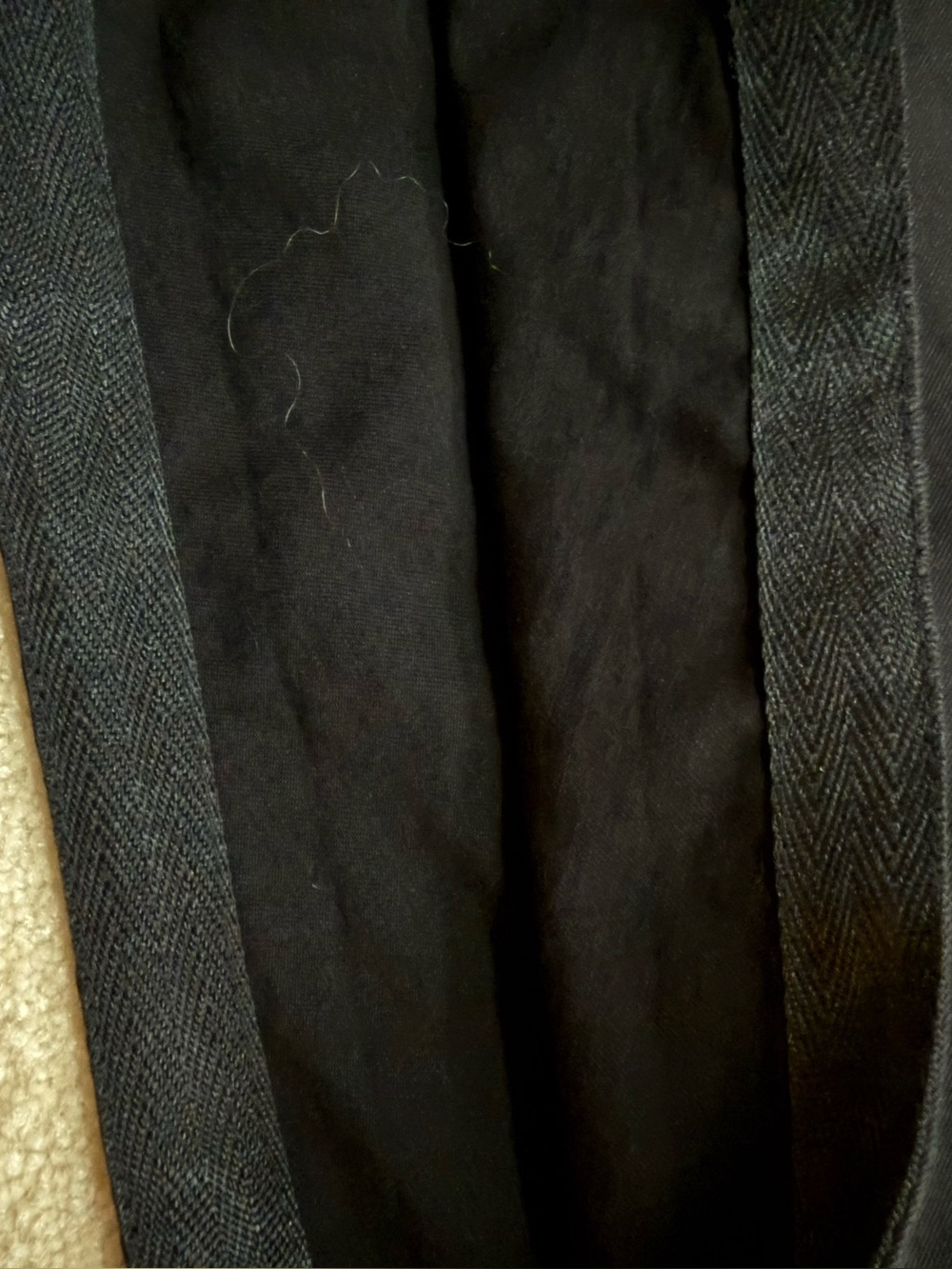 H&M Black Oversized Barrel Pants – Size 10 - Picture 4 of 7